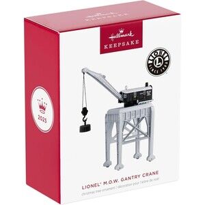 Hallmark Keepsake Lionel Train M. O. W. Gantry Crane Ornament 2025